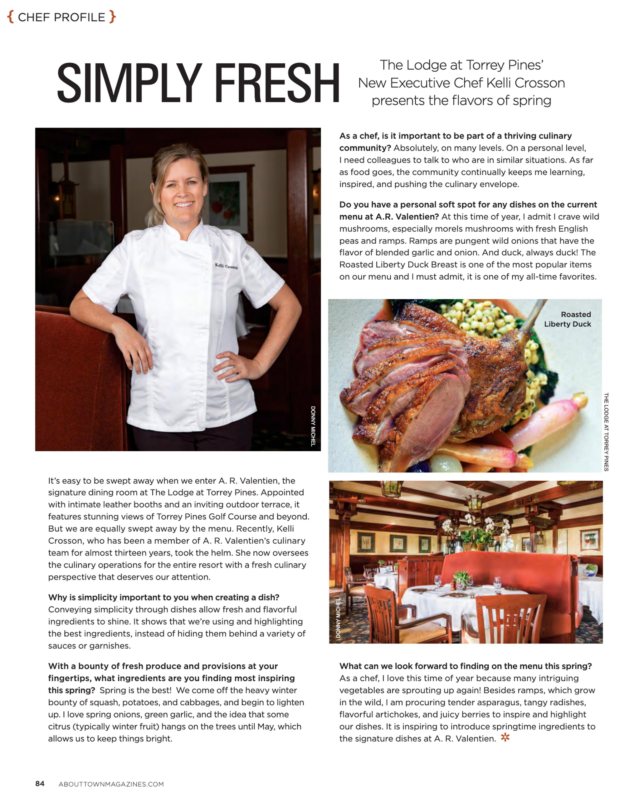 Chef-Kelly-Crosson-A.R. Valentien About Town Magazine